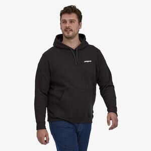 Patagonia Men's Black Fitz Roy Horizons Uprisal Hoody Size‎ Large